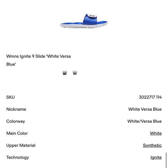 Under Armour W Ignite IX SL - Picture 2 of 2